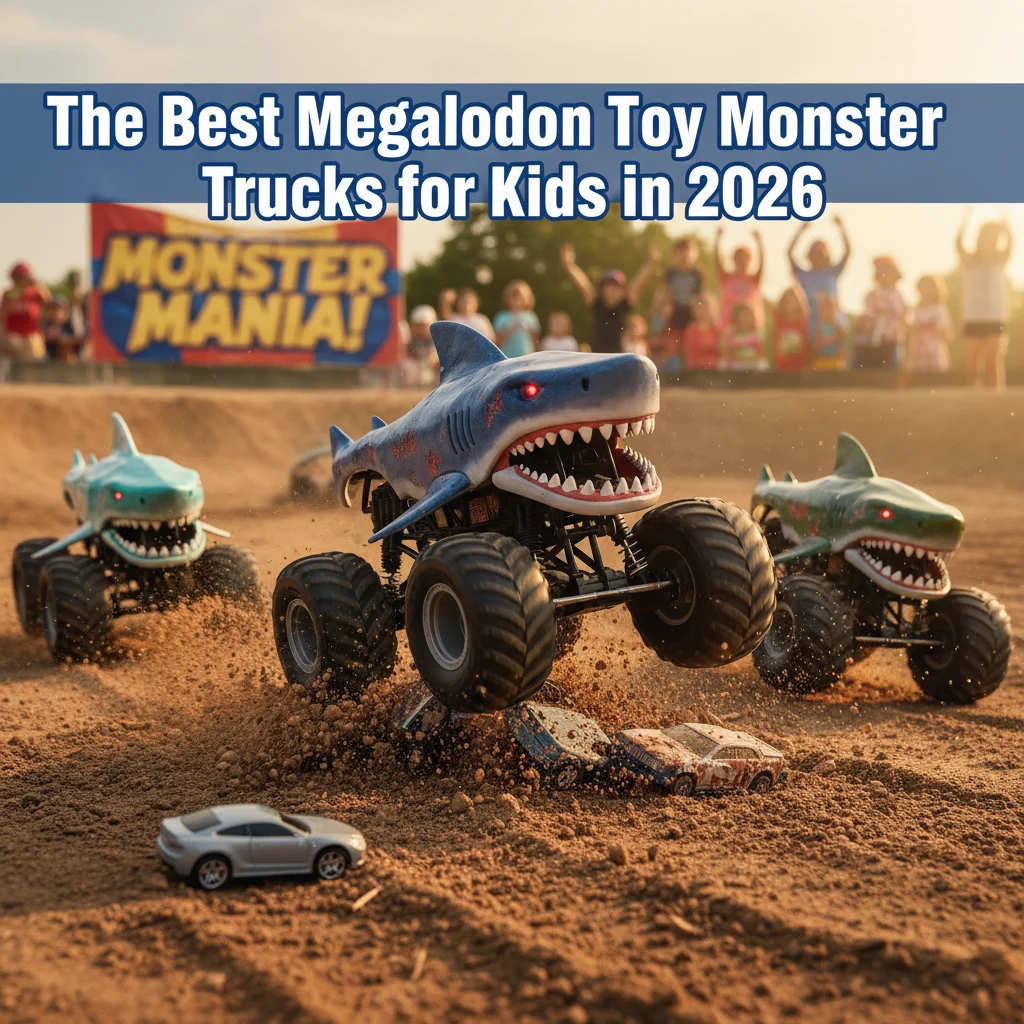 The Best Megalodon Toy Monster Trucks for Kids in 2026